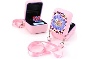 Starnearby Silicone Case for Bitzee Full Cover Protective Bitzee Interactive Toy Digital Soft Bitzee Case Colorful Pattern with Strap Washable Bitzee Digital Pet Case Anti-fall