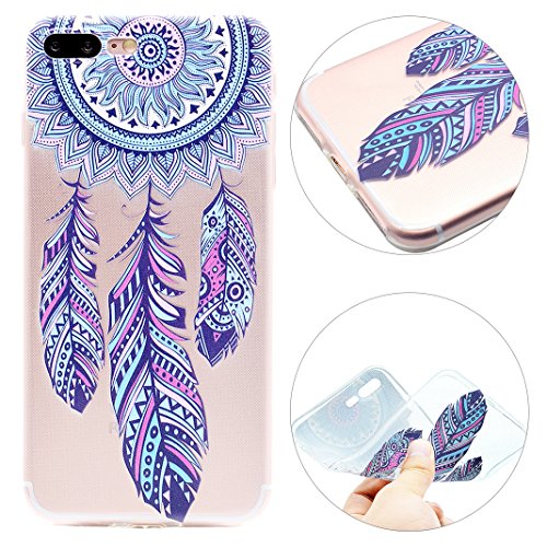 iPhone 7 Plus Fundas Transparente  iPhone 7 Plus Carcasa Piel  Moon mood Cristal Claro Funda Protectora Parachoque Gel TPU Silicona Funda Case Trasero Caso Cubierta para iPhone 7 Plus 5 5 pulgadas Capas Caja de Tel  fono C  scara Flexible Concha Blanda Resistente a las Rayaduras Cases Covers Bumper