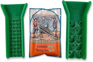 Dream Mat Pocket Sluice Kit mit Bering Sea Gold Paydirt Bergbauausrüstung Mini-Schleuse Tragbares Goldpfannen-Kit