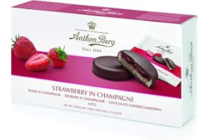 Anthon Berg Frucht in Marzipan "Strawberry in Champagne", 6er Pack (6 x 220 g)