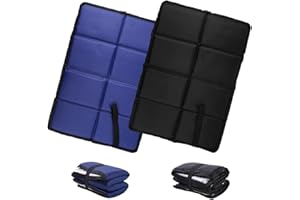 HIKPACKER 2 Piezas Cojín Plegable Portátil - Almohadilla de Asiento Impermeable para Fútbol, Estadio, Parque, Caminatas, Picnic, Acampar y Caza
