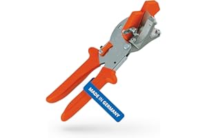 ‎ORIGINAL LÖWE Original LÖWE Dichtungsprofilschere 4.104/V mit zwei Anschlagwinkeln für den professionellen Einsatz im Fensterbau - Dichtungswerkzeug mit V-Schnitt zum Ausklinken von Dichtungsprofilen an Außenecken