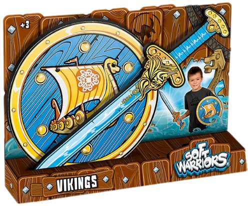 Soft Warriors - Pack Espada y Escudo Vikingo (Blue Rocket SW0010H)