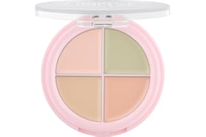 ‎ESSENCE COSMETICS essence CORRECT & CONCEAL colour correcting palette, Concealer, Nr. 10, Mehrfarbig, 4 Farben, definierend, farbkorrigierend, vegan, ohne Parfüm, ohne Alkohol, ohne Parabene, 1er Pack (4.4g)