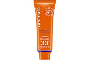 Lancaster Sun Beauty Face Cream SPF30 50ml, Photoaging Control, Broad Spectrum Sun Protection, High Protection With Full Light Technology, Water and Sweat Resistant, Clean Formula