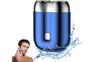 ‎COMEPEW 2026 Neu Rasierer Herren Elektrisch, Elektrorasierer Herren, IPX7 Wasserdicht Tragbarer Mini Rasierer Elektrischer Elektrischer Nass- und Trockenrasierer für Herren (Blau)