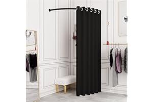 WPYGHLJN Camerino Negozio Di Abbigliamento, Spogliatoio Portatile Con Forma Di C, Tenda Scorrevole Protezione Della Privacy Per Centro Commerciale, Ufficio