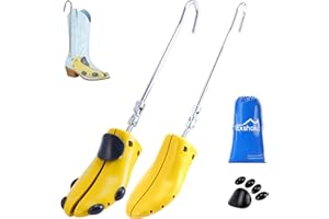 Exshoiu Hormas Zapatos Para Botas, Profesional Estirador de Zapatos, Ajustable Altura Hormas de Plástico, Portátil Horma Zapatos para Hombre y Mujer