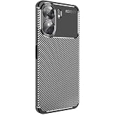Silicone Case TPU Negro Ultra Slim Fit Carbon Delux Black Compatible with Coverzone Xiaomi Poco C65