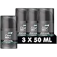 DOVE MEN + CARE Moisturiser Oil Control - Face Care Cream - Protects, Reduces Skin Shine & Minimises Pores Without Greasing, 3 x 50 ml