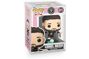 EPIC COLLECTIBLES Funko Pop! Soccer – Lionel Messi Nº01 Inter Miami | Figura de Vinilo Coleccionable | Edición Oficial Fútbol | FS