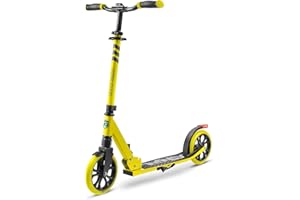 Serenelife Trottinette Freestyle, Trottinette Adulte et ado - Hauteur Réglable, Scooter Tout Terrain avec Grande Roues et Suspension, Manœuvre Facile et Pliable