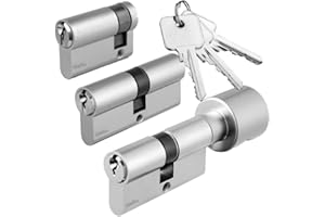 Schließzylinder für gleichschließendes SET/Längen frei kombinierbar Doppelzylinder A:35mm B:45mm