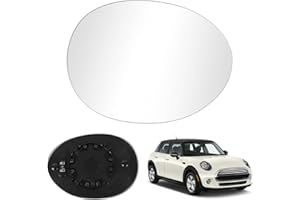 JINSENTGG Cristal de Espejo Reemplazar para Mini Cooper F55 F56 F57 F60 2013-2020, Lente Marcha Atrás Retrovisor Exterior Ajustable, Retrovisor Exterior Ajustable Adecuado (Derecha)