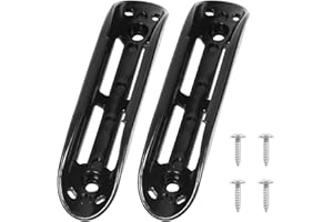 Namvo 2 Pezzi di Supporto per pagaia per Kayak Nero Clip universali per Kayak montati sul Ponte Kit di Accessori per Remi con Fissaggio a 4 Viti per Canoe Kayak Docks