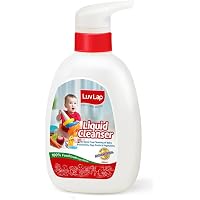 LuvLap Liquid Cleanser, Anti-Bacterial, Food Grade, For Baby Bottles, Accessories and Vegetables, 500ml