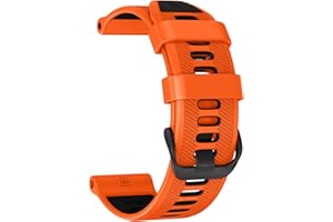 U-LIMVE Bracelet de Montre pour Garmin Forerunner 965/Forerunner 955/Forerunner 945/Forerunner 935, Bracelets de Remplacement en Silicone Souple 22mm