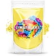 MARBLERS Cosmetic Grade Natural Mica Powder [Bright Yellow] 3oz (85g) | Pearlescent Pigment | Dye | Non-Toxic | Vegan | Cruelty-Free | Eyeshadow, Nail Polish, Bath Bomb | Soap, Slime, Candle, Resin