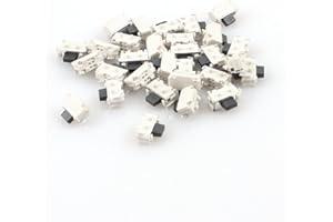 UXCELL sourcingmap 30Pcs 4mm x 2mm SPST Momentary Push Button Surface Mounted Devices SMT Tactile Tact Switch