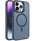 Coverzone iPhone 15 ile uyumlu Kamera Lens Aparatlı Stand Olabilen Magsafe ile uyumlu Kamera Korumalı Şeffaf Full Color Magne