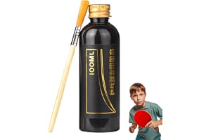 Bordtennisracket gummilim,100ML tennisracketlim med specialborste | Speed Liquid Super, Pingpong Racket Rubbers Bordtennis flytande lim för montering av bordtennispaddel Niktule