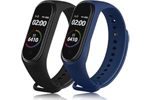 Sounce Premium Silicone Adjustable Watch Band Waterproof, Durable, Comfortable, Sporty Strap Replacement Lightweight for Xiao