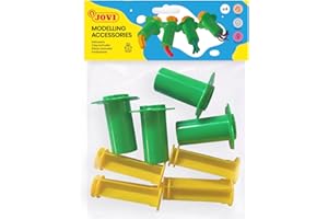 Jovi - Soft Dough BLANDIVER, Wisząca torba z 4 ekstruderami o różnych kształtach do plasteliny, Idealna do wprowadzenia w świat modelarstwa (424)