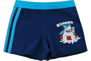 TRENDY BOY Short de Bain et Plage pour Enfant Petit Garçon Troncs avec Un Joli Motif de Dessin Animé Board Short de 2 à 14 Ans