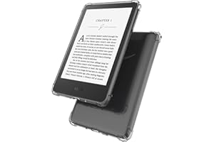 Beejoy Clear Case for 6" Kindle 10th Generation 2019 Released (J9G29R) E-reader Case Durable Soft Flexible Transparent TPU Skin Bumper Back Corner protection Cover Shell Case for Kindle