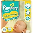 Pampers Active Baby Diapers, New Born, Extra Small, (0-4kg) size, 72 Count, Taped style diaper