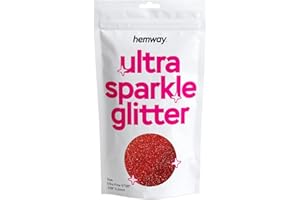 HEMWAY Paillettes rouges holographiques ultra scintillantes pour ongles visage festival Noël Halloween maquillage ultra fines 100 g/3,5 oz