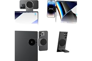 Rolling Square Edge Pro Core - Magnetyczny Uchwyt na Tablet i Telefon Komórkowy, Akcesoria do Inteligentnego i Wydajności, Kompatybilny ze Wszystkimi Telefonami, Kompatybilny z Magsafe, Szary