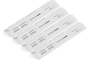 GIRXZYBX Couvercle de brûleur universel de 29 à 43 cm pour la plupart des barbecues à gaz, Charbroil, Landmann, Enders, Taino, Barbecook, Proficook, distributeur de flamme en acier inoxydable