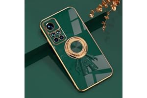 ATISIJIE para Xiaomi Redmi Note 11S 5G/M4 Pro 5G Astronaute Funda,con Anillo de 360 Grados Soporte rotectora antigolpes Carcasa Funda para Xiaomi Redmi Note 11S 5G/M4 Pro 5G-Verde