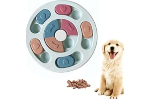 SUOXU Rompecabezas para Perros con alimentador Lento para Perro, dispensador de golosinas para Cachorros,alimentador Interactivo para Perros,Entrenamiento para Perros,Mejora IQ Puzzle Dog Bowl