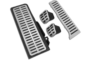 ITDEGNO Pedali sportivi, pedale del freno, poggiapiedi per V-W Golf 5 6 S-eat Leon S-koda Octavia T-iguan T-ouran