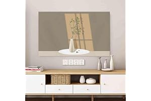 Cooalinar TV Staubschutz,Indoor Fernseher Bildschirmschutz Abdeckung,TV Cover Staubhaube Haube,Staubdicht Tv Abdeckung,Elastisch,Indoor Staubschutz,3D-Motive,Für TV Und Monitor 24 Bis 65 Zoll