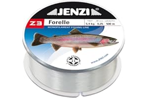 JENZI Z3 Line truite avec image de poisson 0,22 mm 500 m