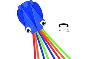 Simxkai Octopus Kite for Kids & Adults, Easy to Fly Beginner Kite for Boys & Girls
