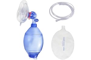 Portable Dispositif de Réanimation, 2000 ml Sac Respiratoire, pour Hôtels, Aéroports