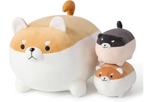 shownicer Peluche Cane Kawaii, Morbido Peluche Shiba Inu, Cuscino Peluche Corgi, Bambola di Peluche Akita, Animali di Peluche Gigante, Giocattolo Farcito, Coccolo Peluche, Regalo per Bambini Ragazzi