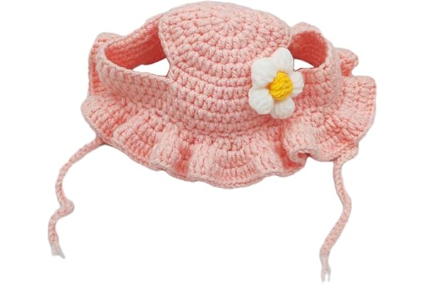 Enakshi Adorable Cat Hat Party Costume Accessory Winter Pet Hat for Cats Puppy Party Pink M Pet Supplies Dog Supplies Clothing & Shoes 1 Pet Winter Hat