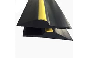 NATIONWIDE - FIRE SPECIALISTS Nationwide Fire Specialist Garage Door Seal, 15mm x 87mm, 2.5m, Premium - Weatherproof, Universal, Flexible, Durable, Easy Installation