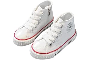 YUKQEYLE Enfant Chaussures De Toile Sneakers Antidérapant Garçon Classic Chaussures Sport Fille Décontractées Unisexe Mode Baskets Chaussures