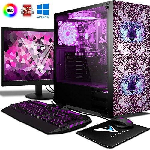 VIBOX Killstreak GLR750T-116 Gaming PC Ordenador de sobremesa con Cup  n de Juego  Win 10  22  HD Monitor  4 0GHz Threadripper 8-Core  GeForce GTX 1050 Ti  8GB DDR4 RAM  120GB SSD  2TB HDD  VIBOX Killstreak GLR750T-116 Gaming PC Ordenador de sobremesa con Cup  n de Juego  Win 10  22  HD Monitor  4 0GHz Threadripper 8-Core  GeForce GTX 1050 Ti  8GB DDR4 RAM  120GB SSD  2TB HDD