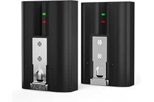 QUZMO 2 Stück Akkupack für Ring Video, 6800mAh Hohe Kapazität 3,65V Li-Ion Ersatzakku für Ring Video Türklingel 2/3/3 Plus/4, Stick Up Cam 2. und 3. Gen und Spotlight Cam Akku