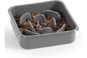 Miska dla psa do powolnego jedzenia, idealny zamiennik miski 20,2 cm, do powolnego karmiona, miska dla psa z regulacją wysokości TONGKTAI.