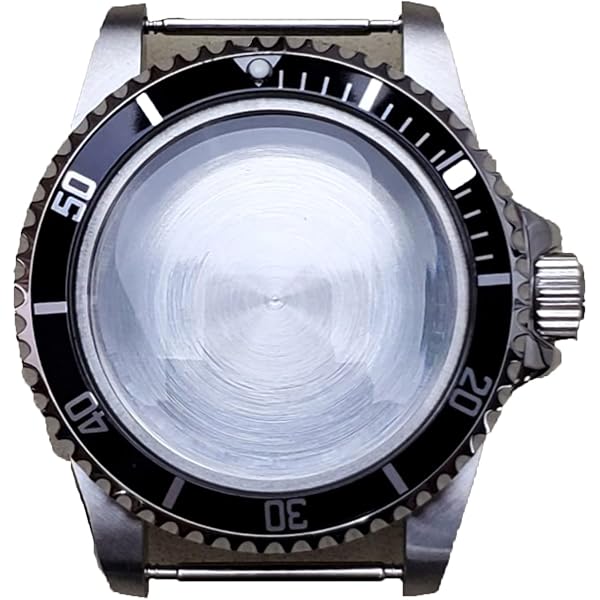 Cassa Orologio In Acciaio 39mm Con Vetro Zaffiro – Unisex Per Movimento NH35/NH36, Impermeabile 5ATM - 2