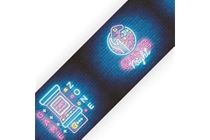 SUPERDUPERDECOR Video Gamer NEON Bedroom Wall Border - Personalised Childrens Boys Girls Name Games Room Wallpaper Decor Strips - Without Name