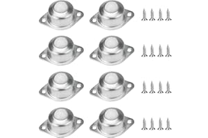 XERTEAM 8 rodamientos de bolas de bolas, capacidad de peso de 20 kg, ruedas de nailon de carga pesada, rodamientos de transferencia con 16 tornillos, máquinas, equipaje